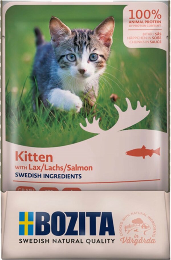 Bozita Kitten Tasty Meat & Fish i Sås 12x85g - Image 5