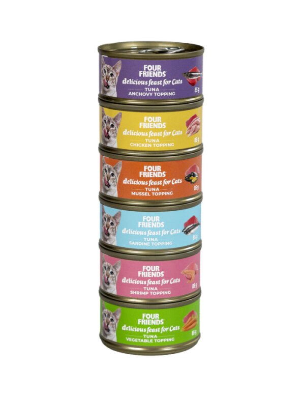 Four Friends Tuna Mix 6x85g