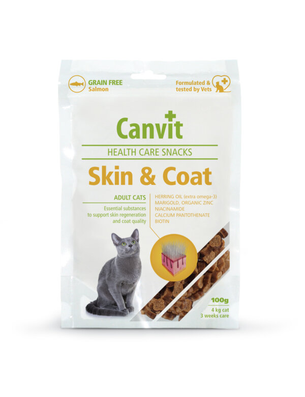 CV Health Care Snack Cat Skin & Coat 100g